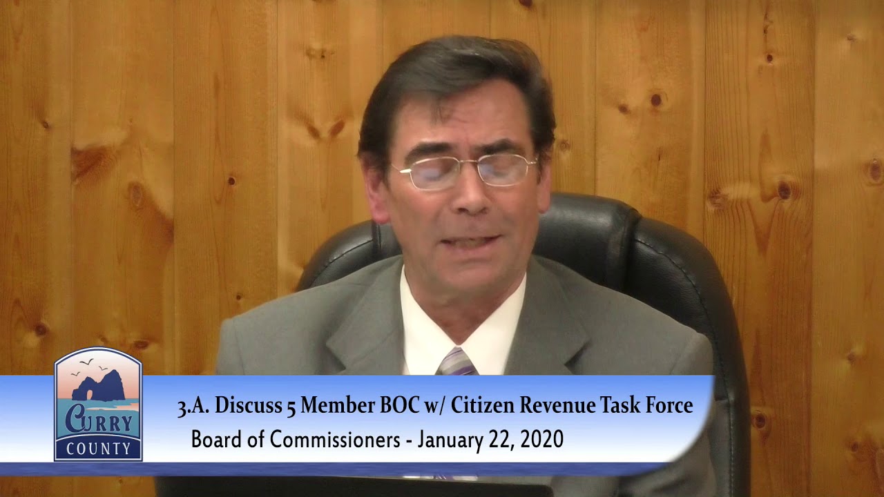 January 22, 2020 Curry County Board of Commissioners YouTube