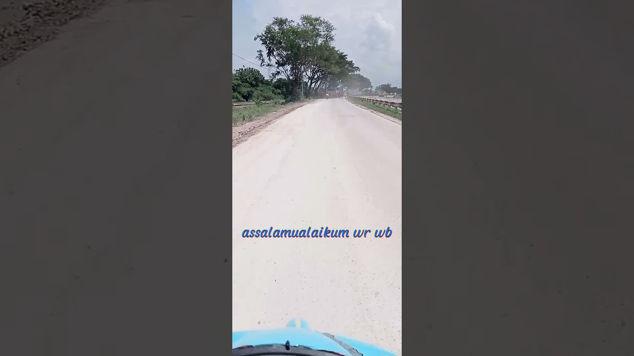 Kondisi jalan raya Songgom-Larangan sekarang