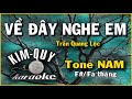 V y nghe em  karaoke  tone nam  ffa thng 