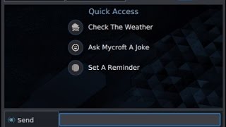 Mycroft Plasmoid for KDE Plasma 5