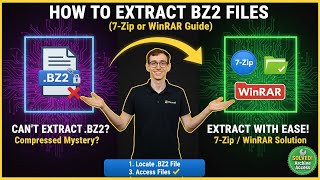 How to Extract BZ2 Files (7-Zip or WinRAR) screenshot 4