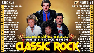 Best Classic Rock Songs 70s 80s 90s ⚡ Led Zeppelin, AC/DC, Guns N