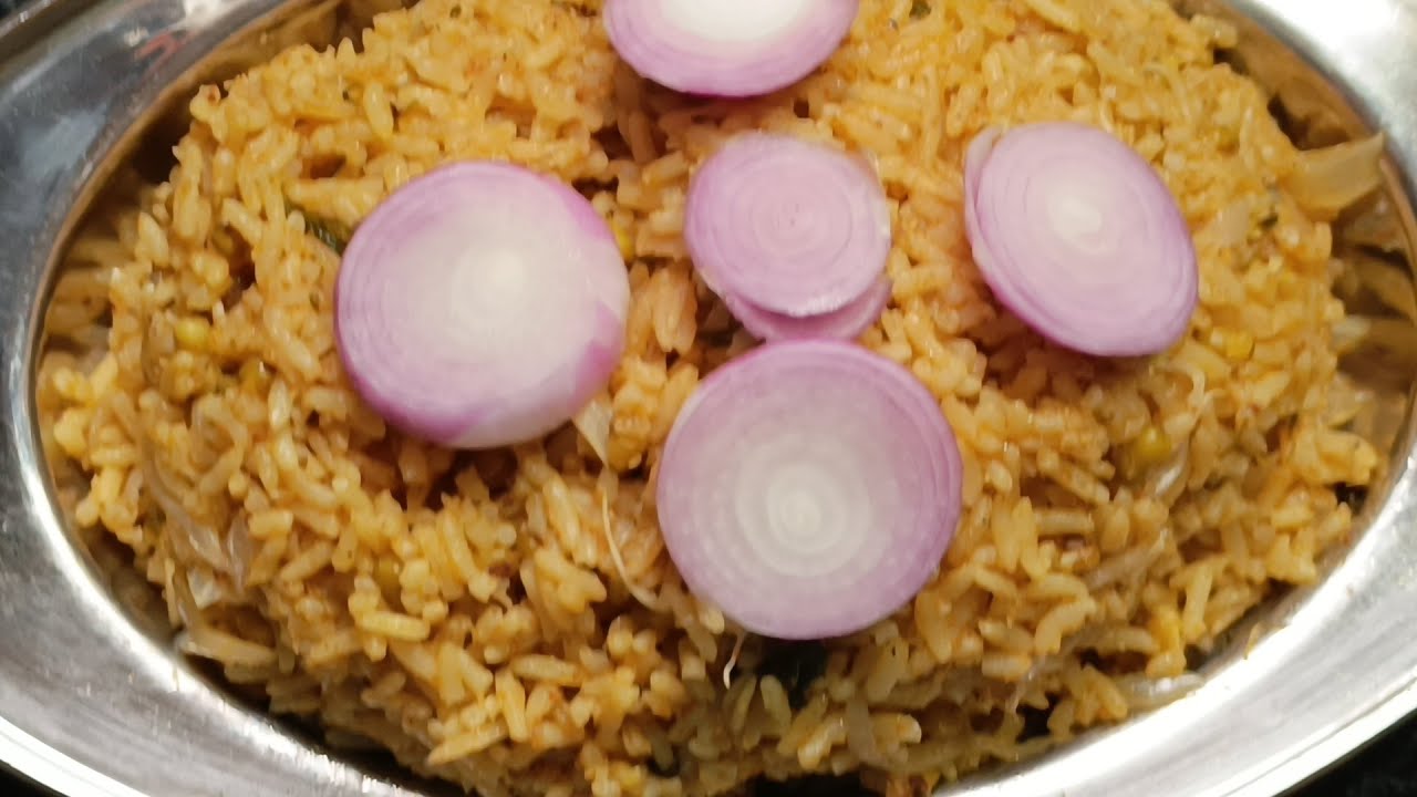 How to make onion rice bath recipe|ತರಕಾರಿ ಬಳಸದೆ ಬಾತ್ ಮಾಡುವ ವಿಧಾನ|Jayanthi Kitchen.