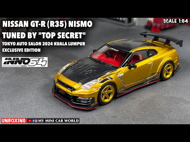 MY MINI CAR WORLD』UNBOXING INNO64 1/64 NISSAN GT-R (R35) NISMO