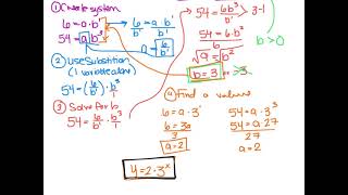 Alg2 Ch6V20 - I can write exponential equations given two points