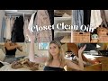 Clean Out & Organize My Closet with Me + Decluttering Tips!