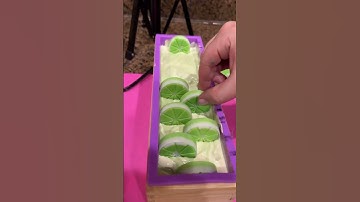 Cold Pressed Soap W Lime Imbeds😍 #handmade #soap #beautiful #smallbusiness #amazing #wow #custom
