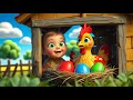 🎨 Learn Farm Bird Colors for Kids | Hickety Pickety Song + Fun Nursery Rhymes 🎶 #cartoon #nursery
