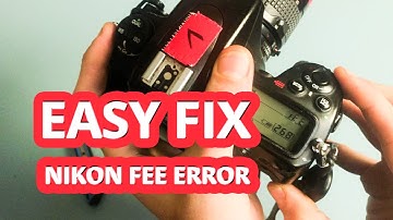 How to fix a NIKON ERR FEE Error if nothing worked