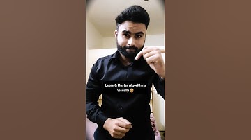 Learn & Master Algorithms Visually 🤯 #programming #coding #html #css #javascript #webdevelopment