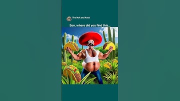 Special Taco Plant Be Like! Dwayne x Peele Arnold Ai #aiart #chatgptart