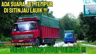 Pecaah !!! BUKAN EDITAN Suara Knalpot Truk Mirip Jet Tempur Semua Orang Sampai Tutup Telinga