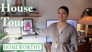 HOUSE TOUR | An Airy 350 Square-Foot NYC Apartment with DIY Decor | Small Space Storage Tips