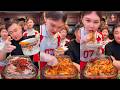 【ASMR MUKBANG】Epic Mukbang Madness에픽 먹방 광기 Devouring a Mountain of Food。음식 산을 집어삼키다 N02。010326。1