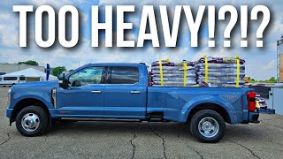 TOO HEAVY!?  2023 Ford Super Duty Bed and Payload Tech!