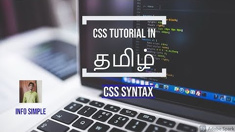 CSS Outline in tamil - CSS Tutorial for beginners in tamil - web development in tamil - Youtube