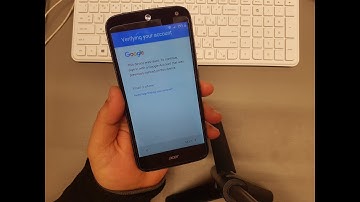 Acer Liquid Z630 Remove google account Bypass FRP.