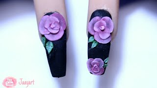 Como realizar Flor 3D acrilica /Jaayart🌸/ Uñas acrilicas 2017