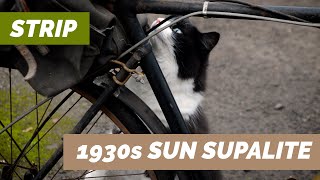 1930s Sun Supalite Strip - Vintage Bicycle Restoration - Rare 