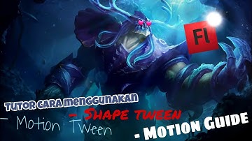 Cara Menggunakan Motion tween/Classic Tween, Shape Tween, dan Motion Guide - AdobeflashCS3 | Tio