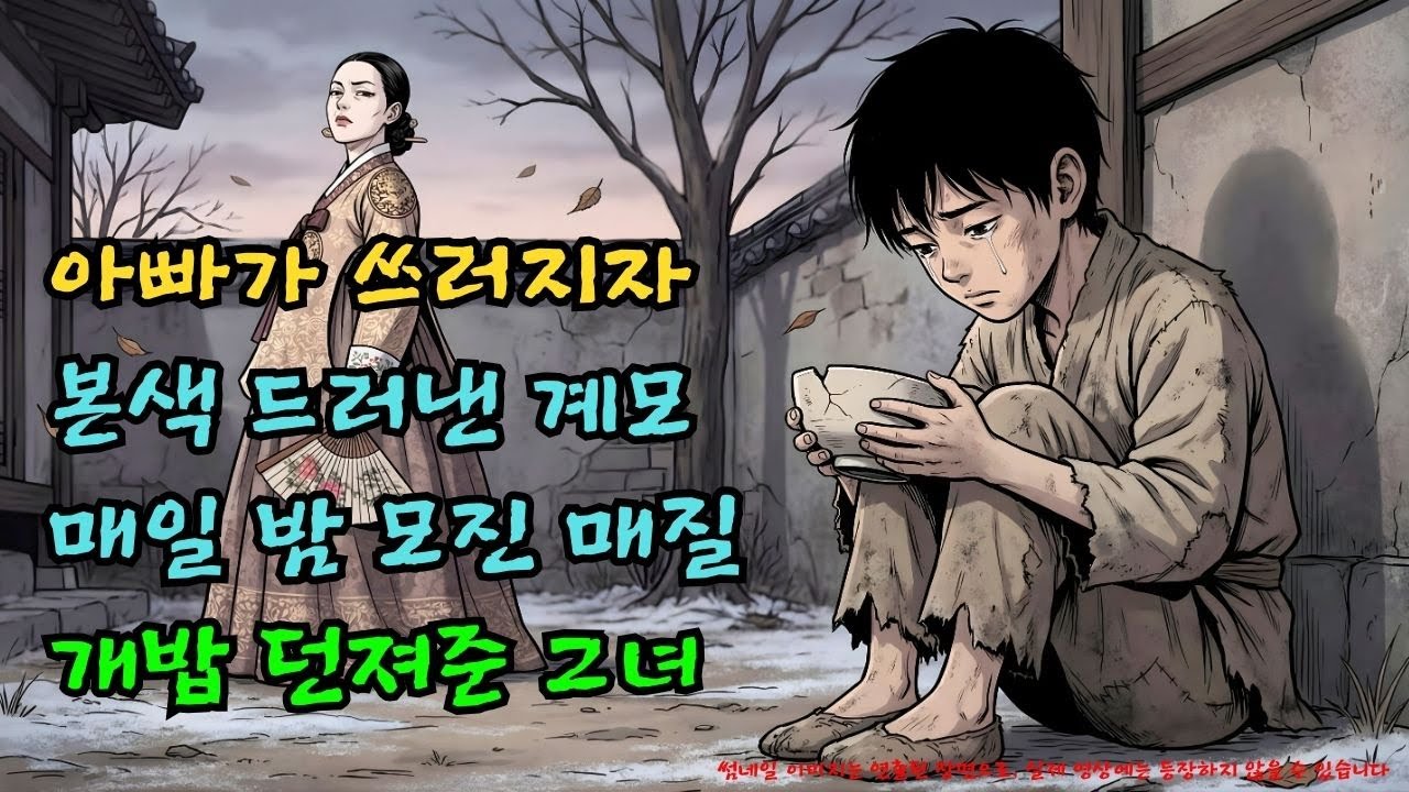 매일 매질하고 개밥 주던 계모... 소년이 구해준 거지가 '암행어사'였을 때  |야담·민담·전설·설화·옛날이야기·야사·오디오북