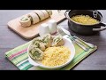 Рулет из индейки со сливочным сыром и шпинатом. Вкусно, быстро, ШЕФМАРКЕТ!