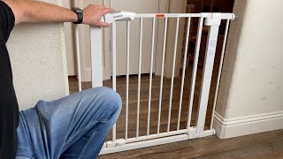 Babelio Magnetic Baby Toddler Gate Installation and Review