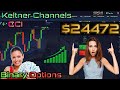24472 in 30 min with keltner channel  cci  binary options strategy  live trading 