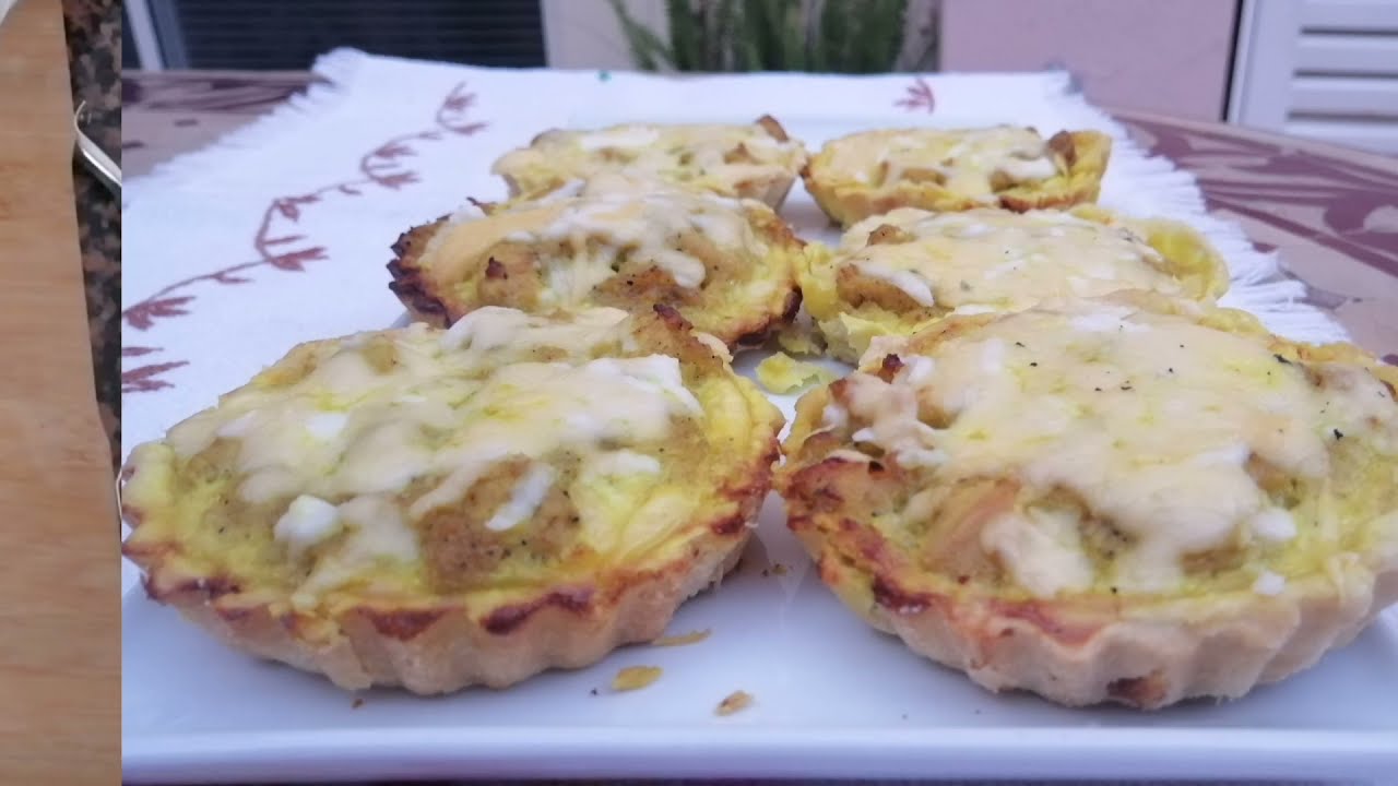 Kiche au poulet sans beurre كيش بالدجاج بدون زبدة