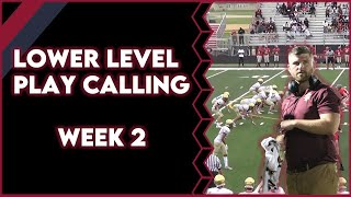 Lower Level Play Calling: Week 2 Profile