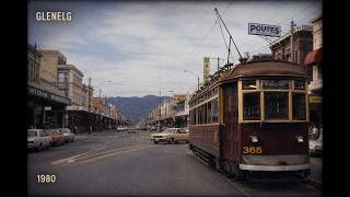 Life In Glenelg Australia In 1980 trams Shops U0026 Street Scenes
