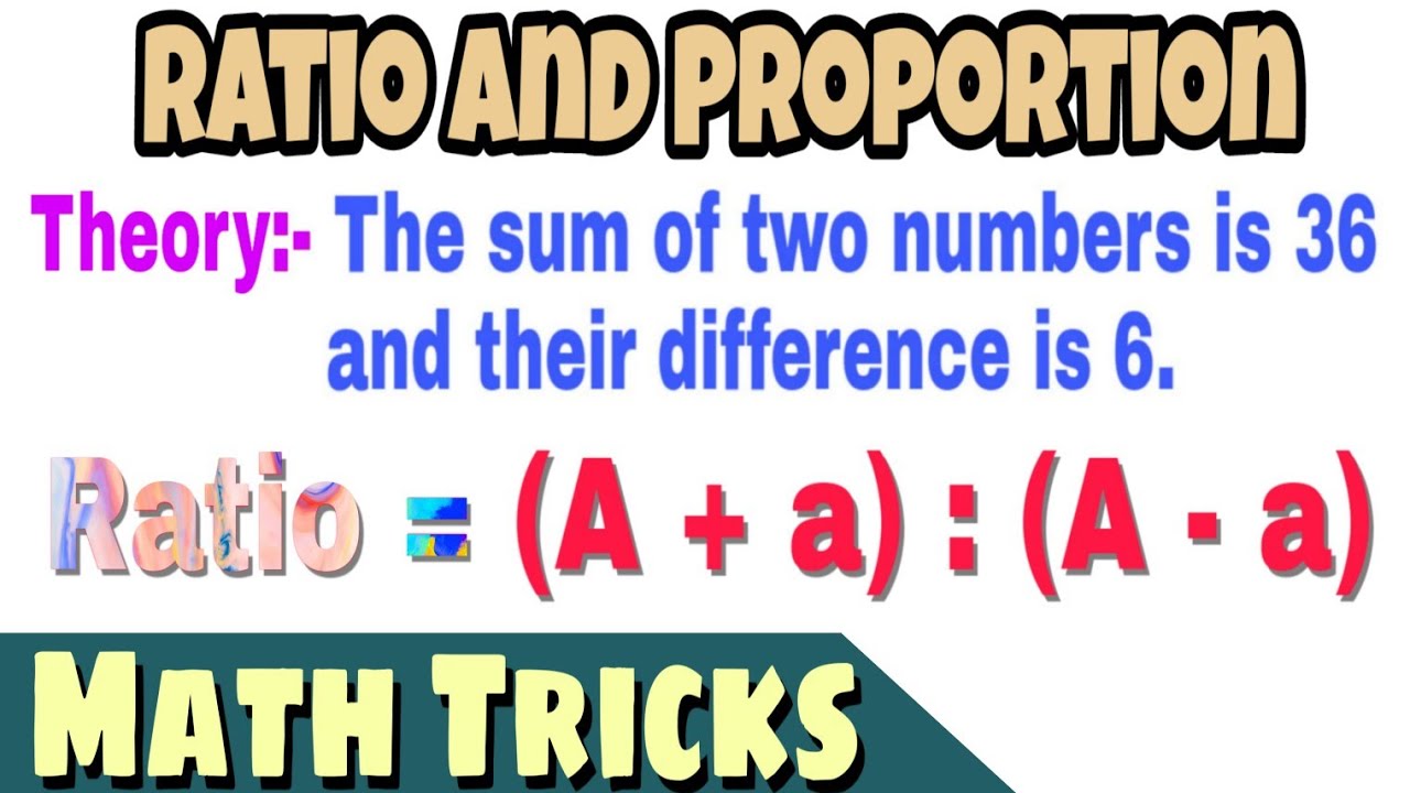 RATIO AND PROPORTION TRICKS || MATH TRICKS IN HINDI || SHORT TIME ...