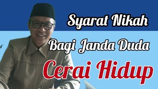 Syarat Syarat Nikah untuk Janda / Duda Cerai Hidup