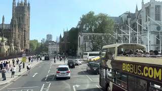 London Bus Ride 🇬🇧 Route 11 from Waterloo Station to Fulham Broadway pls Subscribe & Like 👍 Share