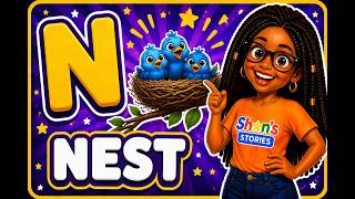 📖 Learn the Letter N | Starfall ABCs | Fun Alphabet Learning for Kids