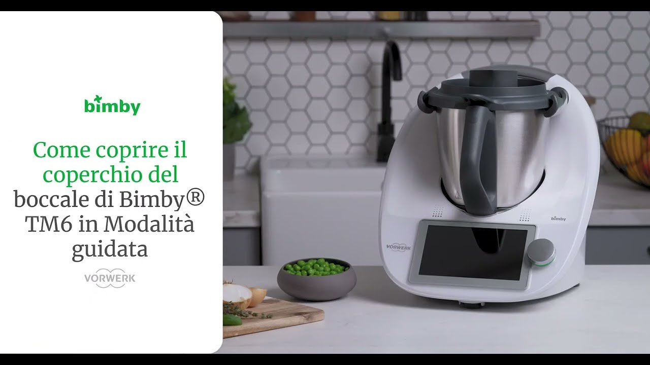 Coperchio Per Bimby TM5/TM6 Con Clip E Guarnizione - Ricambio Con Spazzola - Foto 4