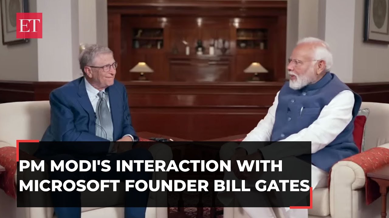 Chai Pe Charcha PM Modis interaction with Microsoft Founder Bill Gates  Full Video