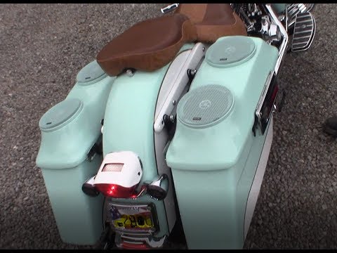 harley davidson saddlebags with speakers