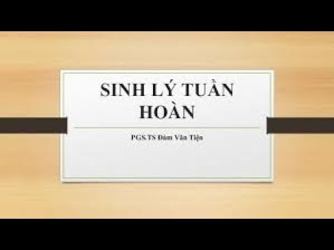 Video Bài giảng Sinh lý tuần hoàn - phần 2 - Khoa Dược Đại... - YouTube