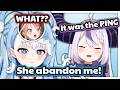 Kobo tell Gigi the story about Laplus "left" her because s̶h̶e̶ ̶i̶s̶ ̶n̶o̶o̶b̶  of the ping