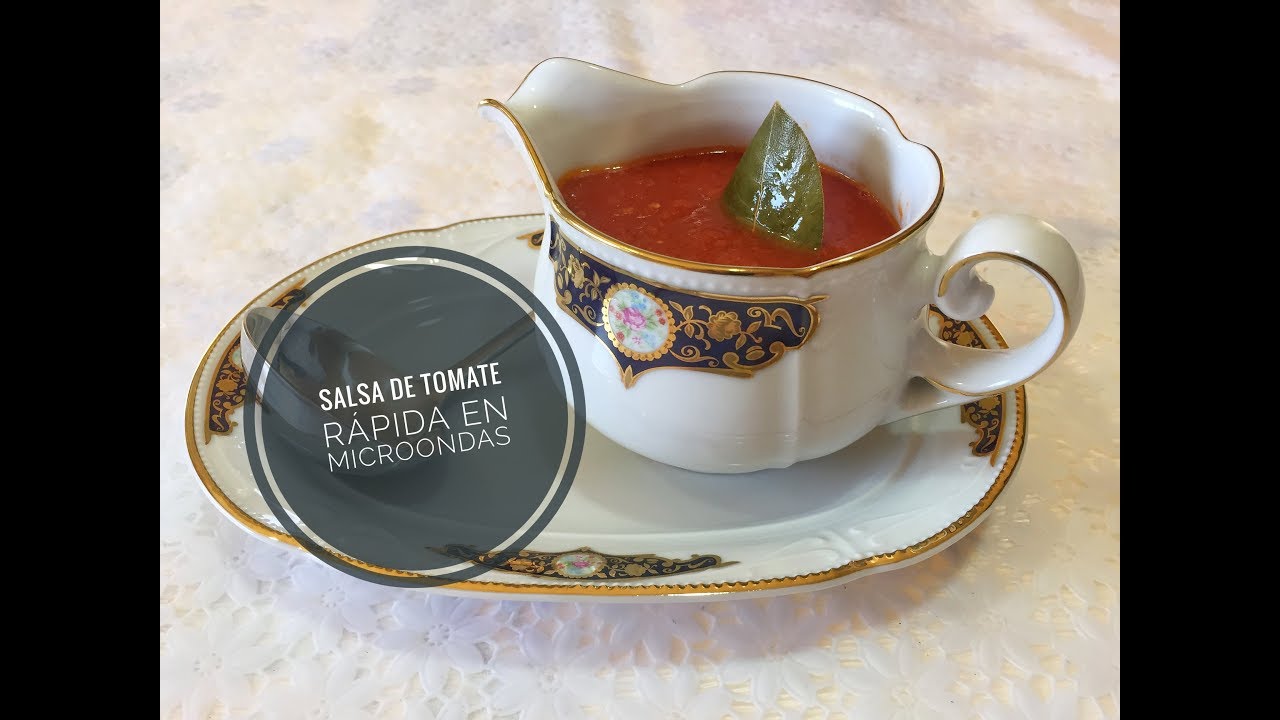 Salsa de Tomate Rápida con Mucho Sabor I En Microondas I Apto para Diabéticos