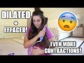 BABY WATCH! | 38 WEEK CERVICAL EXAM + PAINFUL CONTRACTIONS | Liza Adele