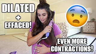 BABY WATCH! | 38 WEEK CERVICAL EXAM + PAINFUL CONTRACTIONS | Liza Adele