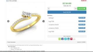 Certified 10K Gold & 1/4 CTW Diamond Ring On PoliceAuctions.com