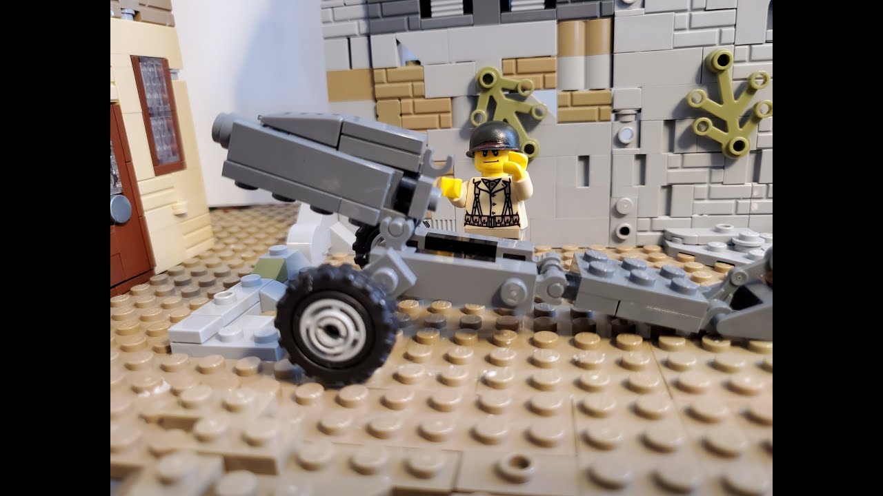 Lego M1a1 Brickmania Howitzer Stopmotion Speedbuild Youtube