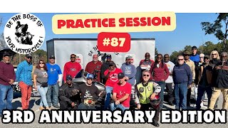 Practice Session #87 - 3rd Anniversary Edition - Advanced Slow Speed Motorcycle Riding Skills