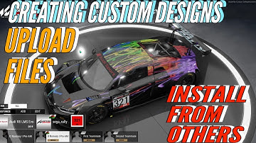ASR - MAKING ACC CUSTOM LIVERIES EASY STEPS + UPLOAD YOUR FILES & INSTALL DOWNLOADED DESIGNS