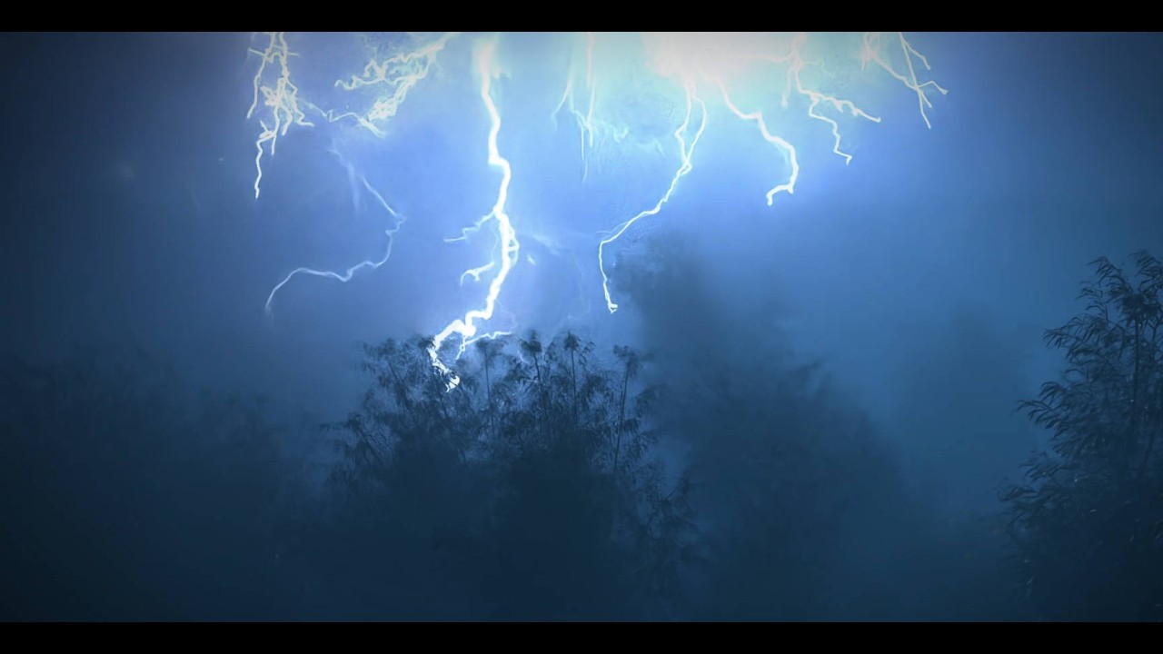 Lightning scene hip vfx houdini - YouTube