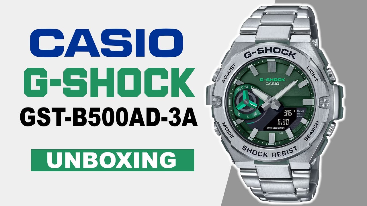 【保証書・箱・コマ付き】CASIO G-SHOCK GST-B500AD タグ付 保証書・箱・コマ付き】CASIO G-SHOCK GST-B500AD 美品 CASIO G-SHOCK