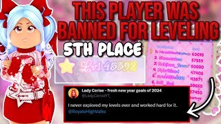 YOU CAN GET BANNED FOR LEVELING UP?! | Roblox Royale High 2024